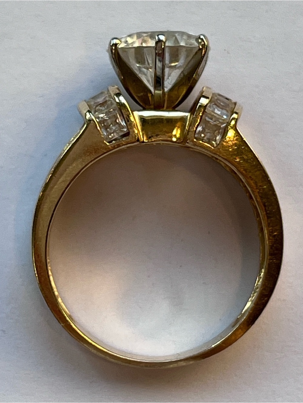 Beautiful 14K Gold CZ Ring - Picture 5 of 14
